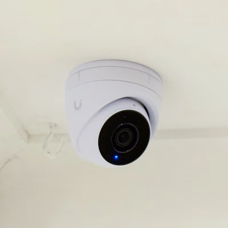 Ubiquiti G5 Turret Ultra camera installed.